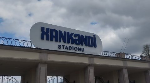 Xankəndi şəhər stadionu yenidən qurulur