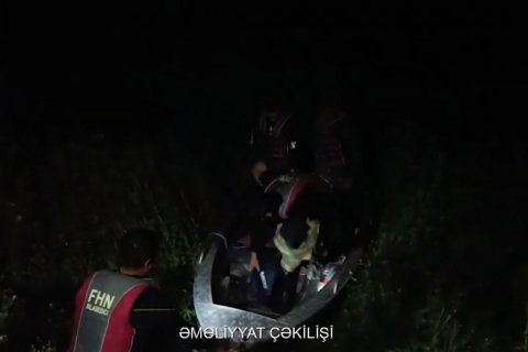 Hacıqabulda bu əraziləri su basıb, 2 nəfər təxliyə edilib - VİDEO