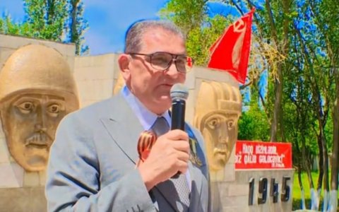 İmişlidə SSRİ bayrağı qaldıran sədr danışdı: "Bunun nəyi pisdir ki?"