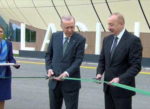 Laçın Beynəlxalq Hava Limanının açılışı oldu
