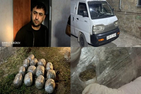 Çörək maşını ilə narkotik paylayan şəxs tutuldu - VİDEO