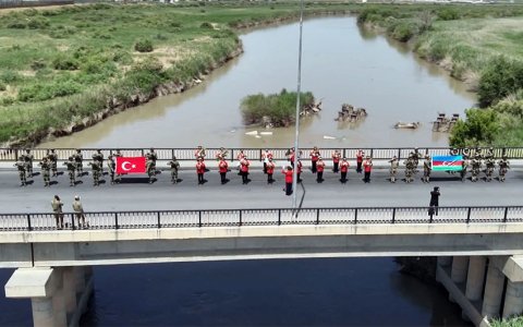 Naxçıvanda Azərbaycan-Türkiyə birgə hərbi təlimi - VİDEO