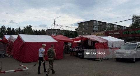 Moskvada azərbaycanlıların çalışdığı bazara hücum edildi