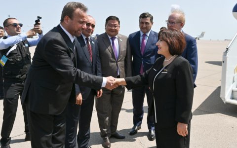 Sahibə Qafarova Qazaxıstanda