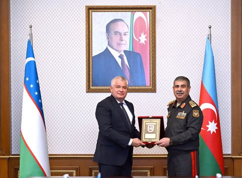 Zakir Həsənov Özbəkistan Təhlükəsizlik Şurasının katibi ilə görüşdü - FOTO
