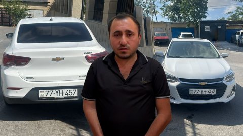 Qadın sərnişinlərə qarşı qeyri-etik hərəkət edən taksi sürücüsü saxlanıldı