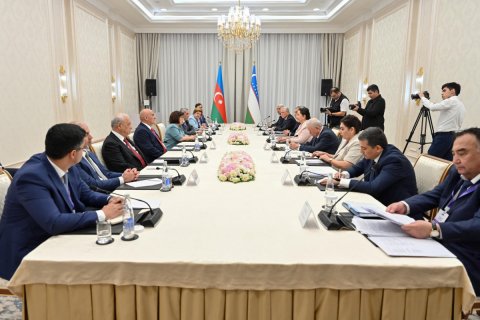 Sahibə Qafarova Özbəkistan Ali Məclisi Senatının sədri ilə görüşdü - FOTO