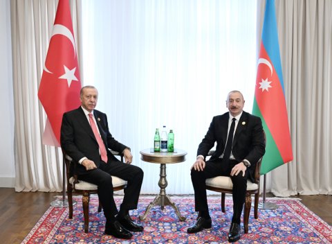 Ərdoğanla İlham Əliyev Xankəndidə görüşdü