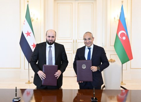 SOCAR-la Suriya Hökuməti arasında Memorandum imzalandı