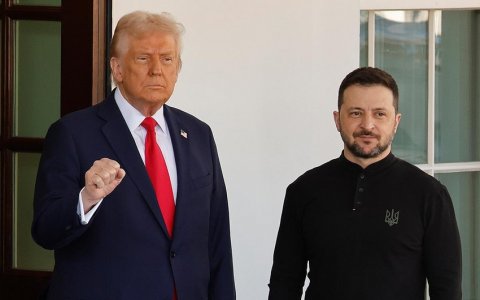 Zelenski Trampla danışdı
