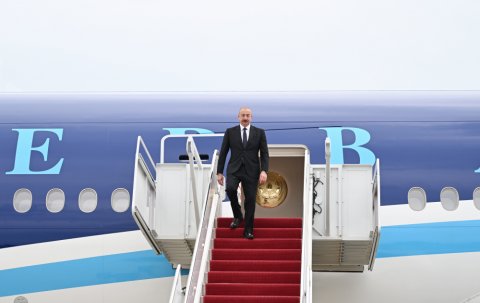 İlham Əliyev ABŞ-da səfərdədir - FOTO