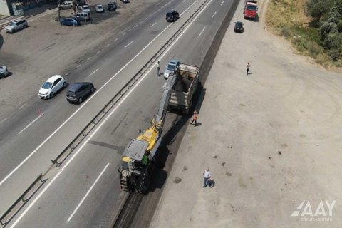 Bakı-Qazax yolu təmir olunur