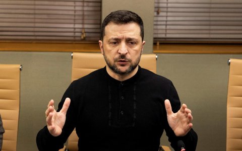 Zelenski Almaniyaya gedib