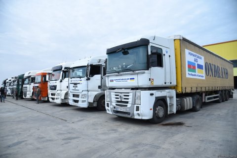 Bakıdan Ukraynaya növbəti humanitar yardım göndərildi