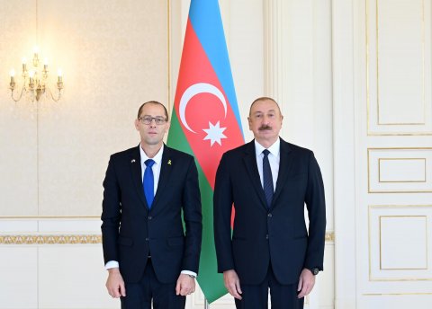 İsrailin yeni səfiri İlham Əliyevin qəbulunda