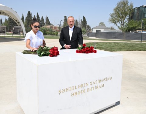 Gәncә Memorial Kompleksində görülən işlərlə tanışlıq - FOTO