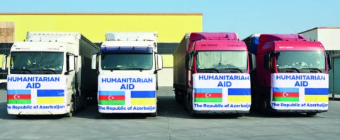 Azərbaycanın Ukraynaya göstərdiyi humanitar yardımların ümumi həcmi