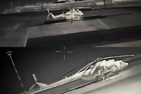 Ukrayna Krımda rus helikopterlərini məhv etdi