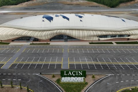 Laçın aeroportunda buraxılış məntəqəsi yaradılır