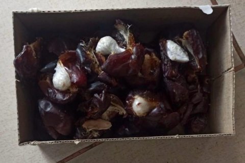 Məhkuma xurmanın içərisində narkotik ötürməyə cəhd olundu