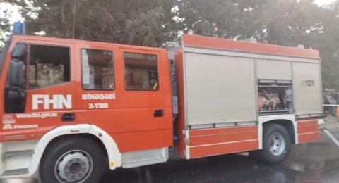 Xırdalanda yanğın oldu