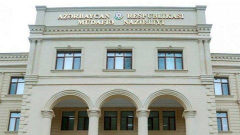 Müdafiə Nazirliyi məlumat yaydı