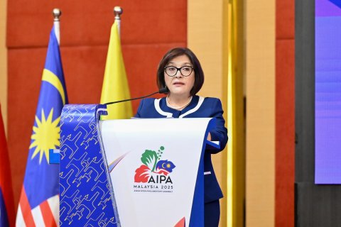 Sahibə Qafarova Kamboca Milli Assambleyasının sədri ilə görüşdü