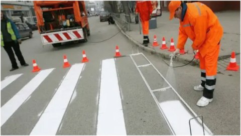 Sumqayıtda 350 min manata yol cizgiləri çəkiləcək
