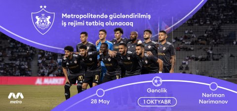 Metro sabah gücləndirilmiş iş rejimində çalışacaq