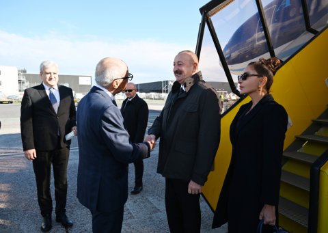 Prezident və birinci xanım Danimarkada