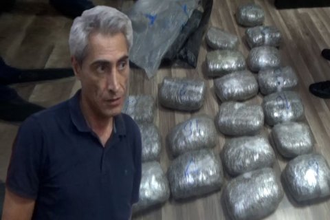 İranlı narkotacirlərlə əlbir olan şəxsdən 20 kq narkotik aşkarlandı - VİDEO