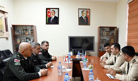 Azərbaycanla Gürcüstanın hərbi mütəxəssisləri görüşdü