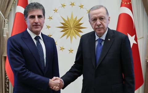 Ərdoğan Bərzani ilə görüşdü