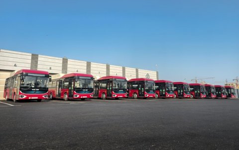 Bakıda daha bir marşrut xəttinin avtobusları yenilənir