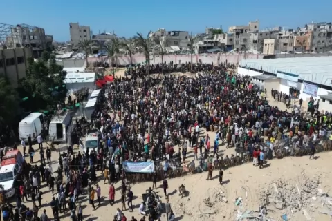 Azad edilən fələstinli məhbuslar Ramallah və Qəzzaya aparıldı