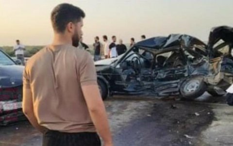 Biləsuvarda ağır qəza - 3 nəfər yaralandı