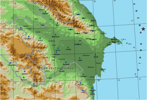 Xəzər dənizində ZƏLZƏLƏ oldu