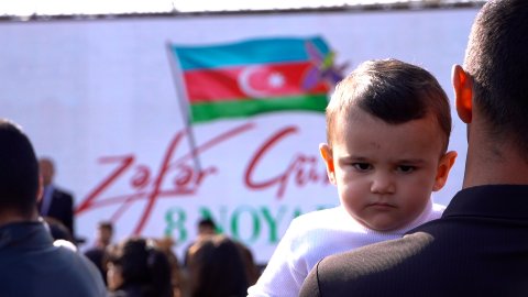 Cəbrayıl şəhərində Zəfər Günü qeyd olunub - FOTO