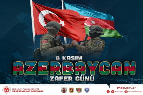 Türkiyə Milli Müdafiə Nazirliyindən Zəfər TƏBRİKİ