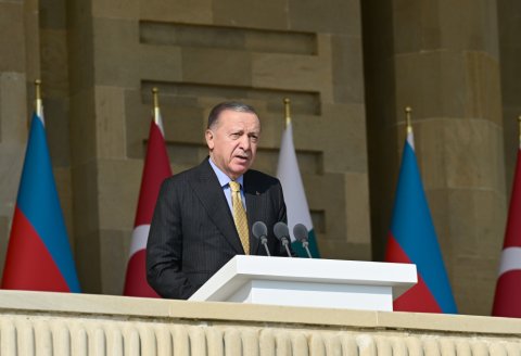 Axan hər damla qan ortaq tariximizə qızıl hərflərlə yazılmışdır - Ərdoğan