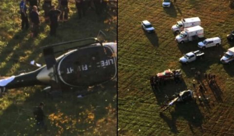 ABŞ-də helikopter qəzası: ölən və yaralılar var