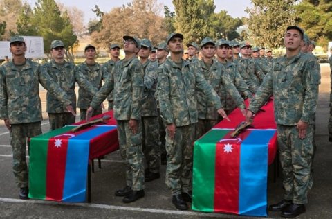 Əsgərlərimizin andiçmə mərasimləri keçirilib - VİDEO