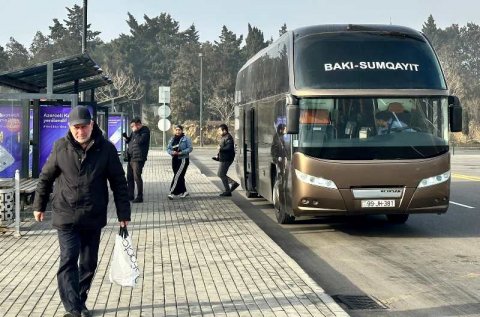 Sumqayıtdan Bakıya yeni marşrut AÇILDI