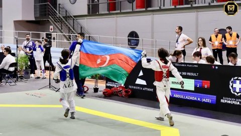 Taekvondoçularımız Afinanı silkələdilər