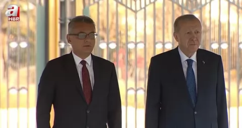 Ərdoğan Şimali Kipr Prezidentini qəbul etdi