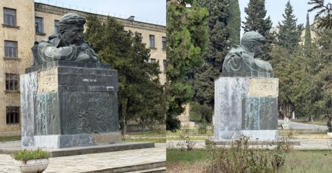 Cəfər Cabbarlının heykəli bərpa OLUNACAQ - RƏSMİ