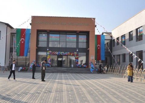 Cəbrayılda yeni məktəb - FOTO