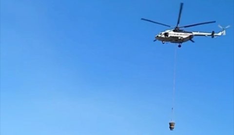 Kəlbəcər və Laçında yanğın - Helikopterlər cəlb edildi