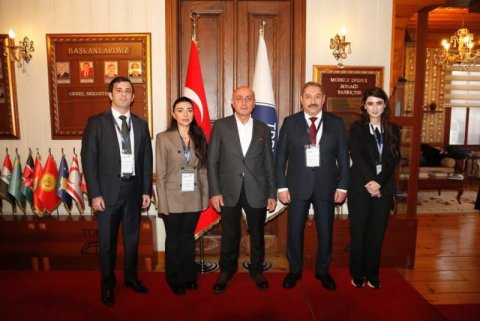 Azərbaycan Türk Dünyası Bələdiyyələr Birliyinin toplantısında - FOTO