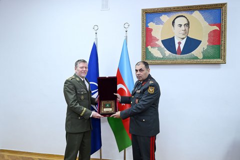 Hərbçilərimiz NATO nümayəndələri görüşdü - FOTO